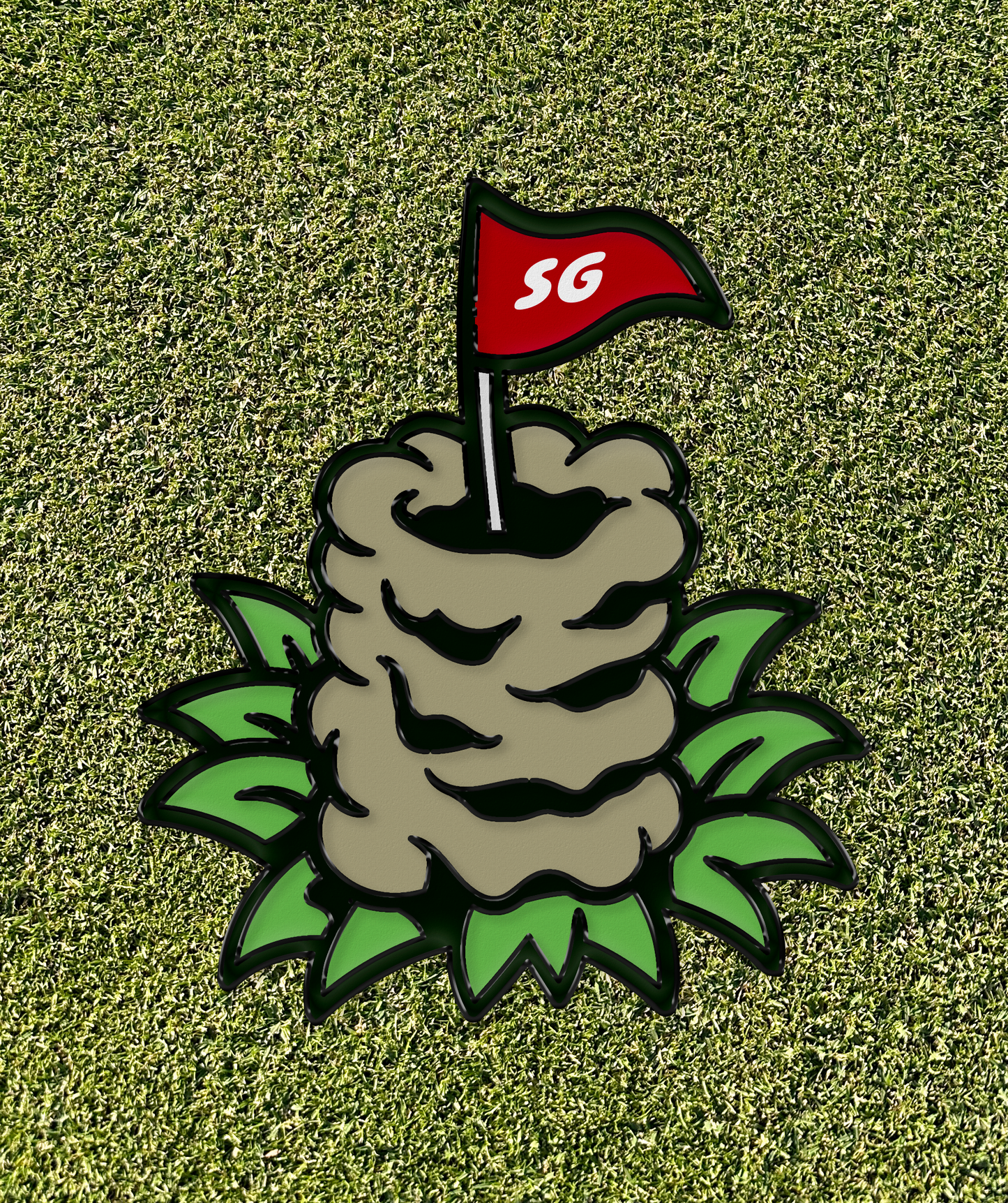 Crawfish Hole-In-One Ball Marker